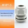 Conector de Cabo à Prova d'Água IP68 com Prensa-cabos Selado Tipo M Métrico Conector de Plástico com Rosca Externa