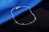 Joyería de verano amor tobillera estrellas retro plateado plata femenina coreana linda fábrica al por mayor tobillera de estrellas de calabaza