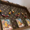Collar Colgante Thangka Amarillo Dios de la Riqueza Cadena de Suéter de Xizang Amuleto Unisex