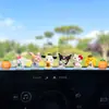 Nuevo Estilo Felicitaciones por Hacerse Rico Adorno para Coche Lindo Dibujo Animado Pantalla de Navegación Decoración de Coche Texto de Bendición Pequeño Adorno