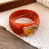 Pulsera de Madera con Grano Color Café Estilo Vintage Retro, Pulsera de Lujo Ligero de Gama Alta, Joyería de Moda Transfronteriza Europea y Americana