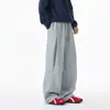 Pantalones deportivos casuales para hombre estilo americano nuevos de otoño, marca de moda, corte recto holgado, pantalones de chándal versátiles de alta gama para hombre