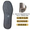Zapatos de tela de fondo de neumático para hombre, engrosados, resistentes al desgaste, fondo de mil capas, transpirables y cómodos, de un pedal, trabajo individual, zapatos negros al por mayor