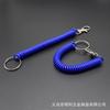 Llavero de Cuerda Elástica de Plástico EVA Lanyard Retráctil de Colores Cadena Elástica Anti-Pérdida Portatarjetas Cadena para Colgar Bolsos Accesorios