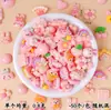 Acessórios de Resina Mini Desenho Animado Série de Cores Misturadas DIY Cola de Chantilly Patch para Capa de Celular Material de Pasta para Copo de Água Decoração