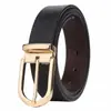 Cinturón Casual de Negocios de Cuero Genuino para Hombre, Elegante Cinturón Versátil con Hebilla de Pin para Hombres Jóvenes y de Mediana Edad, Al por Mayor en Stock