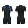 Maiô Feminino de Praia Slim-Fit com Proteção Solar, Peça Única com Bojos Removíveis, Roupa de Surf, Feito Sob Medida de Fábrica