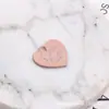 Aleación letras inglesas coloridas pintura corazón de durazno aleación corazón de durazno amor aretes aretes colgante accesorios de joyería DIY