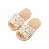Pantuflas de Perlas para Niños Niñas Verano Interiores y Exteriores Antideslizantes Baño Dibujos Animados Lindos Antideslizantes Baño Sandalias Niñas Pantuflas