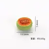 Mini Fruta Media Corte Toronja Kiwi Papaya Pegamento en Crema Pasador Accesorios para el Cabello Hecho a Mano DIY Accesorios de Joyería