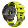 Para Relógio Jiaming Fenix8/7 Pulseira de Silicone Oficial Igual Duas Cores Fivela de Aço Inoxidável Pulseira de Liberação Rápida 20mm