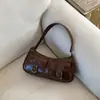 Bolso Retro de Nicho Estilo Baguette Francés, Nuevo Bolso de Hombro a la Axila de Tendencia 2025 para Mujer, Bolso Cuadrado Pequeño Estilo Coreano