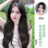 Peluca para Mujer con Cabello Largo Rizado, Extensiones de Cabello Ondulado Grande de Una Pieza en Forma de V, Extensiones de Cabello Corto Populares Invisibles Esponjosas, Pelucas en Forma de U
