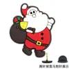 Serie Navideña Transfronteriza Insignias de Dibujos Animados de PVC Muñeco de Nieve Elk DIY Accesorios para Ropa Broche de Papá Noel