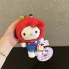 Auténtico Peluche de Dibujos Animados Sanrio Hello Kitty Bolsa Decoración Colgante Llavero Colgante
