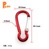 Los fabricantes suministran hebilla de montañismo en forma de calabaza, hebilla de montañismo de aleación de aluminio, hebilla de montañismo, hebilla de hardware, hebilla para botella de agua, envío rápido
