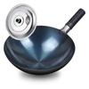 Panela de ferro Wok doméstico antigo Wok Chef Wok Fogão a gás Adequado para ferro cozido leve Panela antiaderente Fundo redondo sem revestimento
