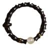 Ébano bambú DIY para siempre noche pulsera joyería fabricantes mayoreo especificaciones 0.8 rosario para hombres y mujeres adornos pulsera