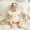 Enterizo de Verano para Bebé Vestido de Princesa 2026 Bebé Niña Meses Pequeños Ropa para Banquete de 100 Días Body Delgado de Verano