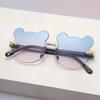Nuevas Gafas de Sol para Niños 2026, Modernas y Lindas Gafas Redondas con Orejas de Oso, Gafas de Sol Transparentes de Dibujos Animados para Bebé
