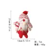 Boneco de Brinquedo de Desenho Animado Sem Rosto de Natal com Barba Branca, Figura em Pé, Enfeite para Decoração de Vitrine de Shopping