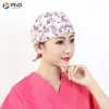 Gorro Quirúrgico Estampado Femenino Algodón Puro Gorro de Enfermera Gorro Baotou Nacido de la Luna Doctor de Clínica Dental y Estomatológica Gorro de Trabajo Masculino