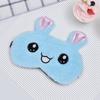 Nova máscara de olho fofa de pelúcia para meninos e meninas dormindo máscara de olho de sombreamento confortável respirável macio máscara de olho personalização