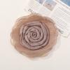 Maillard simple retro tela rosa Camelia DIY hecho a mano tocado collar accesorios femeninos material al por mayor