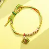 Pulsera de Cuerda Colorida del Festival del Bote del Dragón, Pulsera de Hilo de Cinco Colores Zongzi Tejida a Mano, Accesorio de Cuerda Tejido a Mano Estilo Tradicional Chino