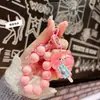 Llavero de oso de hielo de acrílico luminoso de dibujos animados, cadena linda para teléfono móvil, colgante, cadena de cuentas de muñeca, adornos para bolsa, regalo