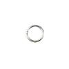 Hebilla de resorte de aleación chapada en stock, accesorio para colgar bolsas, hebilla de resorte de apertura redonda, anillo de resorte, hebilla de llave, gancho.