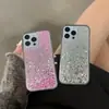 Nueva Funda para Teléfono Móvil Estilo Ins con Purpurina y Arena Movediza Adecuada para Apple Ip16Pm/15Pro/14/13Pm/12 Funda Dura