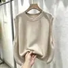 Colete Tricô Vazado em Camadas Feminino Outono Inverno Novo Estiloso Solto Toque de Luxo Chal Suéter Colete