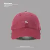 2025 Nueva Gorra Bordada con Etiqueta Pequeña para Mujer con Ala Ancha para Cara Grande Gorra de Béisbol Pequeña Moda Gorra de Copa Suave