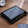 Cuaderno de banda A5 de piel de oveja para empresa, se puede imprimir logo, cuero suave de alta calidad, diario exquisito, libro para conferencias de trabajo