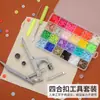 Amazon T5 Plástico Cuatro Botones Botones de Resina Niños Costura sin Hilo Botones Coloridos Plástico Invisible Botones de Presión Ocultos DIY