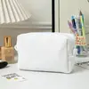 Bolsa de Maquillaje Plegable de Onda Sólida de Gran Capacidad Transfronteriza, Neceser Fresco y Agradable para la Piel para Niñas, Bolsa de Almacenamiento para Estudiantes