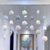 Cortina de Puerta de Nube Adorno Colgante Lindo Adorno Colgante de Nube Blanca Infantil Decoración de Habitación Cortina Colgante Decoración Creativa Dormitorio Puerta de Habitación Otro