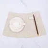 Nuevo Mantel con Forma de Abanico Estilo Chino con un Toque de Lujo Ligero, Adecuado para la Mesa de Restaurante de Hotel, Impermeable, Resistente al Aceite y Aislante al Calor