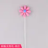 Flor pequeña decorativa pastel de cumpleaños bola de pelo girasol bola de pelo arreglo de banderines insertables fiesta fiesta mesa de postres adorno