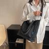 Bolsa Tote al por Mayor para Mujer, Bolsa de Lona de Color Sólido de Gran Capacidad, Bolso Cruzado de Hombro Casual Simple y Elegante, Bolso de Mano