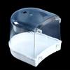 Bañera Grande Transparente para Cacatúas, Agapornis, Periquitos y Loros; Caja para Baño de Aves