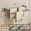 2026 Estante para Toallas con Ventosa Baño Barra para Toallas sin Taladro Estante Organizador de Almacenamiento Montado en Pared para Toallas de Baño