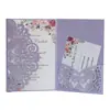 Invitaciones de Boda Europeas Transfronterizas, Invitaciones de Compromiso Cortadas a Láser, Invitaciones de Boda, Tarjetas de Felicitación Navideñas en Stock