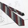 Corbata Jk Estilo Universitario Corbata Rayada Japonesa Accesorio para Camisa de Uniforme Material Escolar Atada a Mano Azul Oscuro Básica Versátil