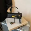 Diseño de Nicho Popular Transfronterizo Nuevo Bolso de Mano para Mujer Bolso Clásico Kelly Bolso de Hombro Cruzado de Moda