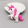 Llavero Colgante Creativo de Unicornio de Color Tridimensional Regalo Promocional Colgante de Caballo Arcoíris para Bolso de Estudiante Regalos