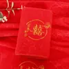 Ventas Directas de Fábrica Fibra Ultrafina Suave Absorbente Gofrado Rojo Brillante Regalos de Boda Recuerdos de Fiesta 35*75 Toalla