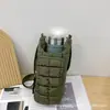 Bolso Pequeño Cuadrado Nuevo para Exteriores Transfronterizo, Bolsa de Algodón Rellena para Botella de Agua, Bolso Cruzado Deportivo Versátil, Bolso para Teléfono con Ranura para Tarjeta de Hombro Único para Mujer