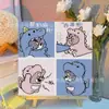 Pintura al Óleo Digital DIY Flor Paisaje Pintura Decorativa Dibujos Animados Hecho a Mano para Niños Relleno para Adultos Graffiti Juguete para Descompresión